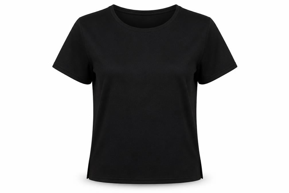 Abstacrt Womens Black   Basic T-Shirt Size S