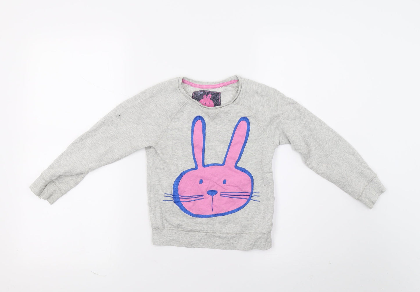 NEXT Girls Grey   Pullover Sweatshirt Size 6 Years