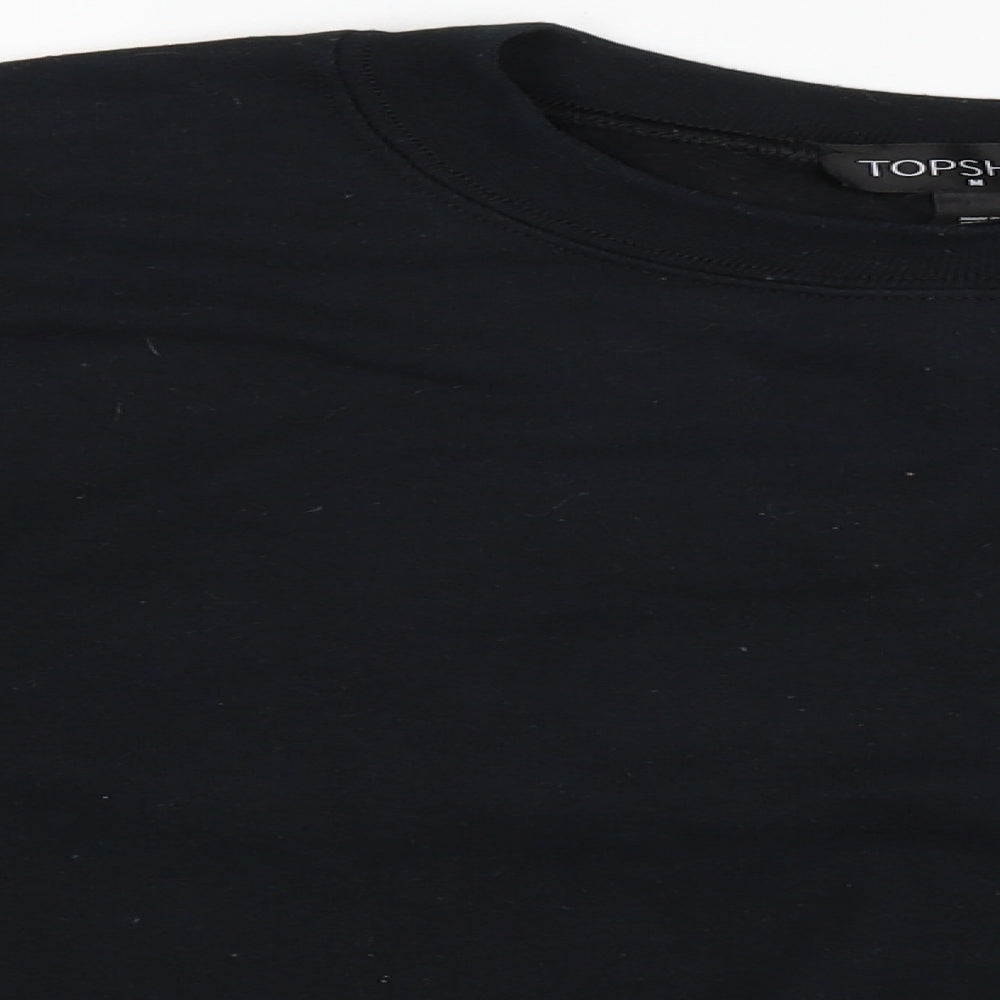 Topshop Womens Black   Pullover Jumper Size M