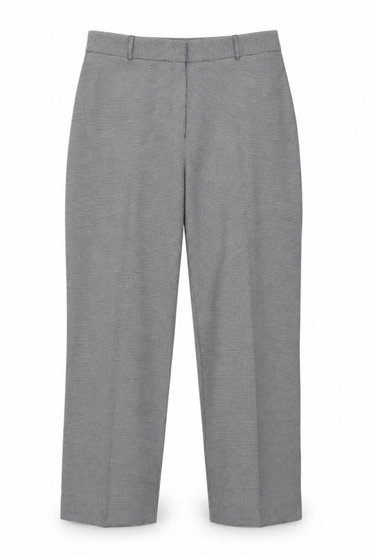 Classics Womens White Houndstooth  Sweatpants Trousers Size 20 L26 in