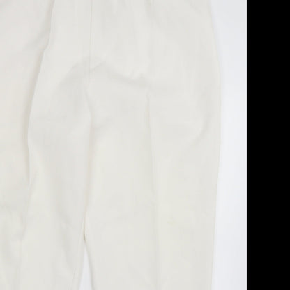 Preworn Womens White   Trousers  Size 20 L27 in