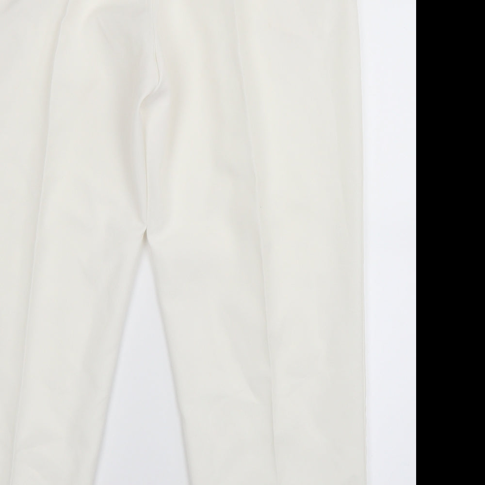 Preworn Womens White   Trousers  Size 20 L27 in