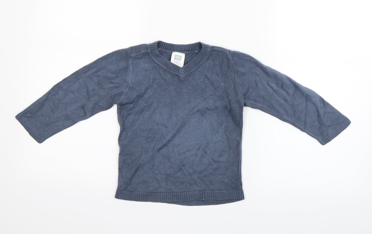 M&Co Boys Black   Pullover Jumper Size 2-3 Years