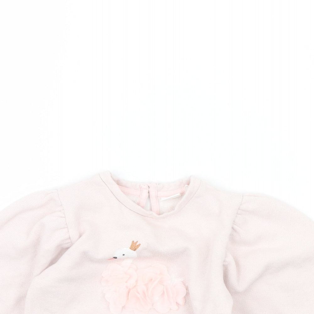 NEXT Girls Pink   Pullover Jumper Size 2 Years