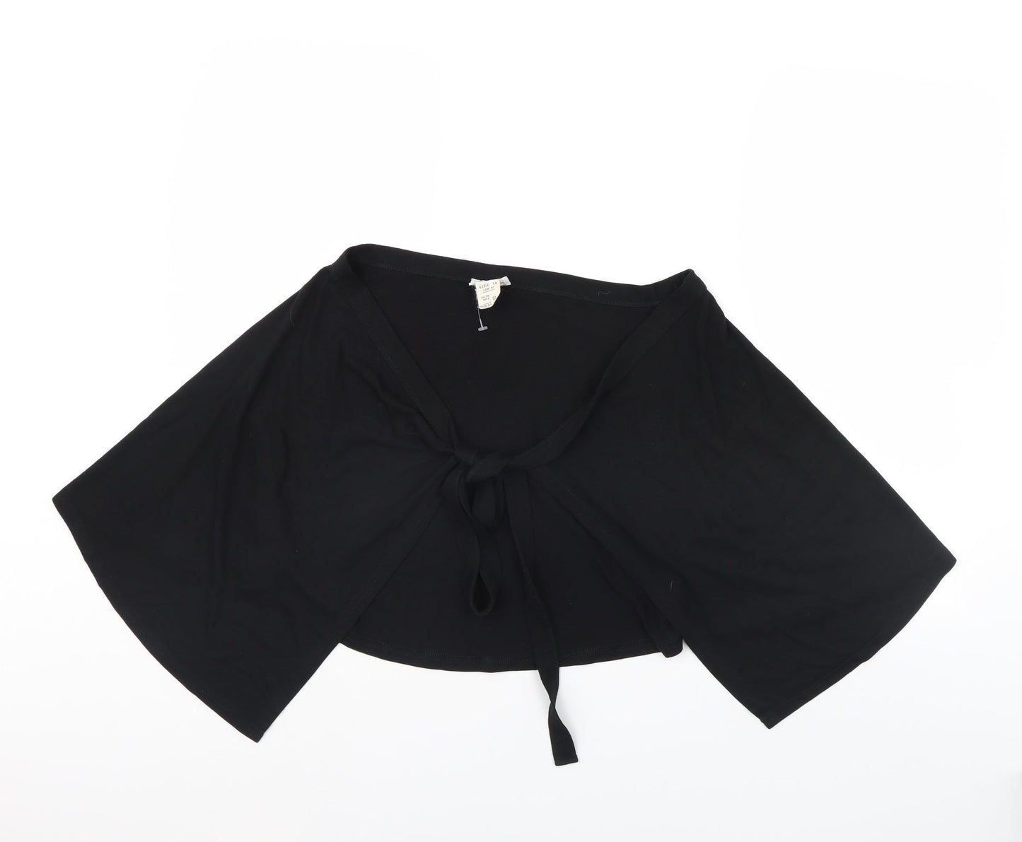 Warehouse Womens Black   Jacket Poncho Size 10