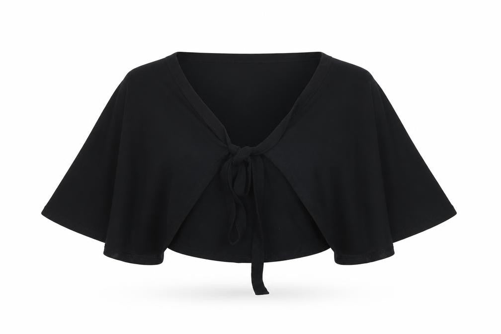 Warehouse Womens Black   Jacket Poncho Size 10