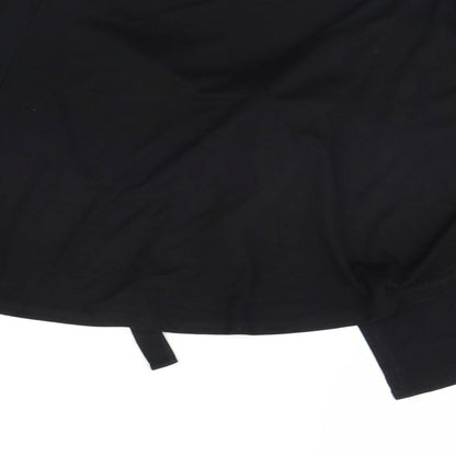 Warehouse Womens Black   Jacket Poncho Size 10