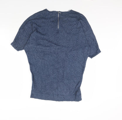 Marks & Spencer Womens Blue   Pullover Jumper Size 8