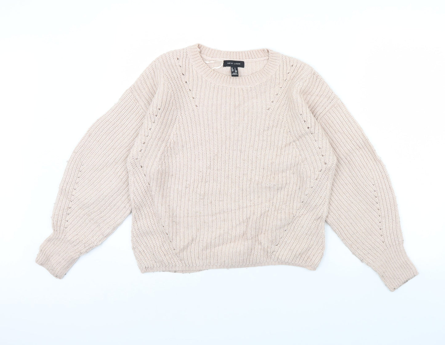 New Look Womens Pink   Pullover Jumper Size S