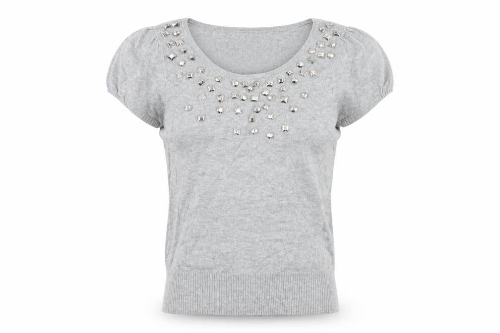 H&M Womens Grey   Pullover Jumper Size 8