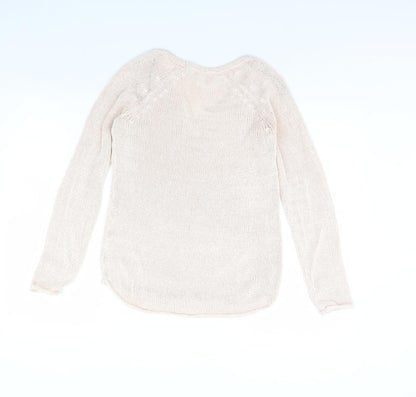 H&M Womens Pink   Pullover Jumper Size XS