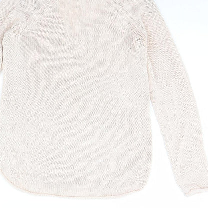 H&M Womens Pink   Pullover Jumper Size XS