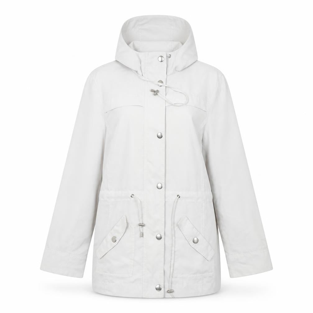 BM  Womens White   Jacket Coat Size 10