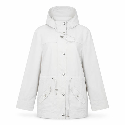 Bonmarché Womens White Jacket Coat Size 10