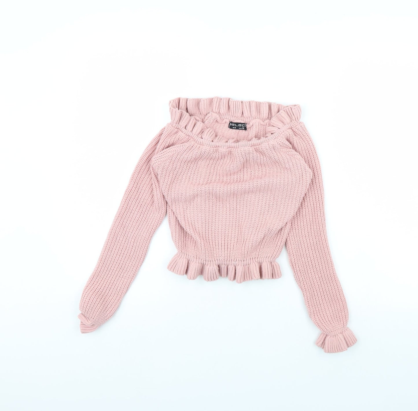 Select Womens Pink   Pullover Jumper Size 8
