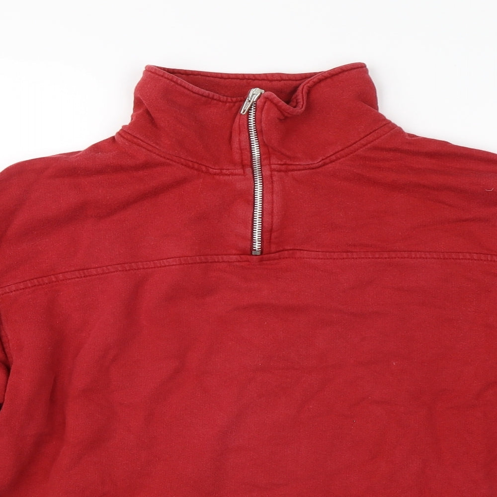 Hawkshead Mens Red   Pullover Sweatshirt Size S