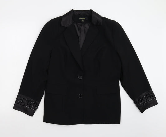 Changes Womens Black   Jacket Blazer Size 16
