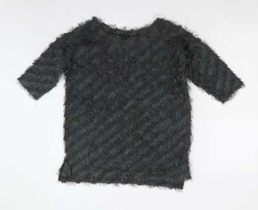 River Island Womens Grey  Knit Pullover Jumper Size 8