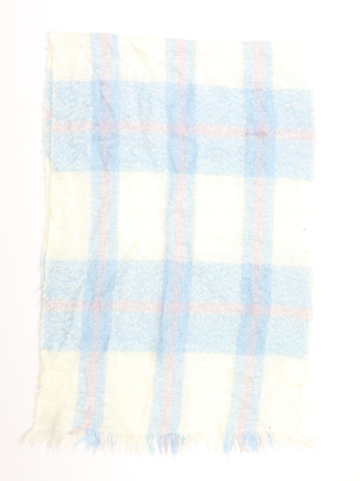 Preworn Womens Multicoloured Plaid   Shawl/Wrap