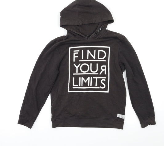 George Boys Black   Pullover Hoodie Size 10 Years