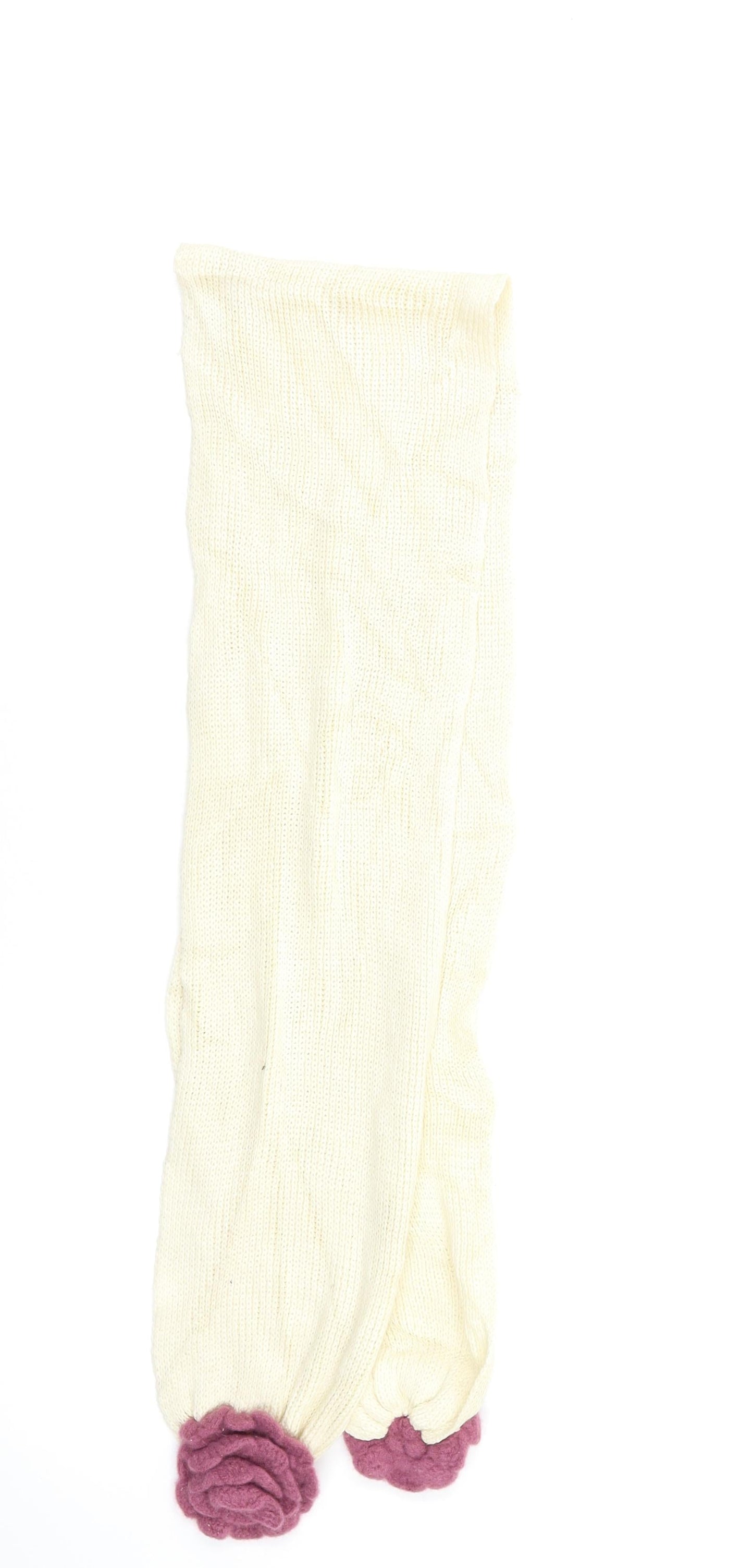 Preworn Girls White   Scarf Scarves & Wraps Size Regular