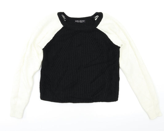 Select Womens Black   Pullover Jumper Size 6