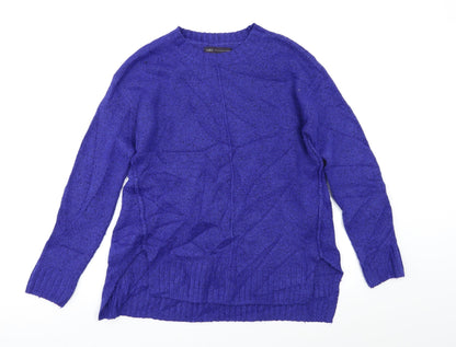 Marks & Spencer Womens Blue   Pullover Jumper Size S