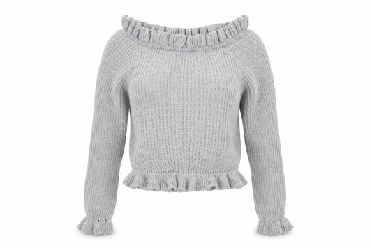 Select Womens Grey   Pullover Jumper Size 8
