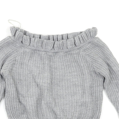 Select Womens Grey   Pullover Jumper Size 8