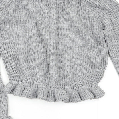 Select Womens Grey   Pullover Jumper Size 8
