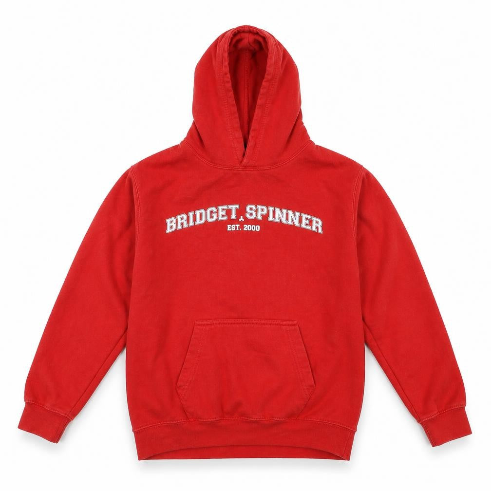 Preworn Girls Red   Pullover Hoodie Size 10-11 Years