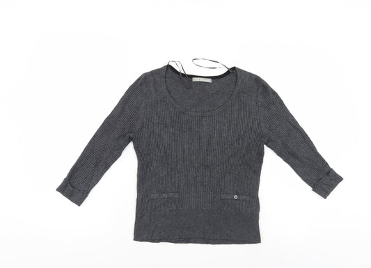 M&S Womens Grey   Pullover Jumper Size 10