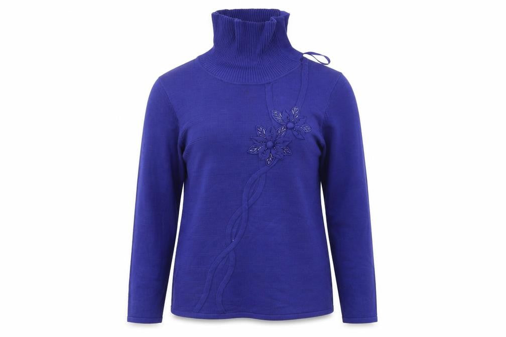 Eternal Womens Blue   Pullover Jumper Size M