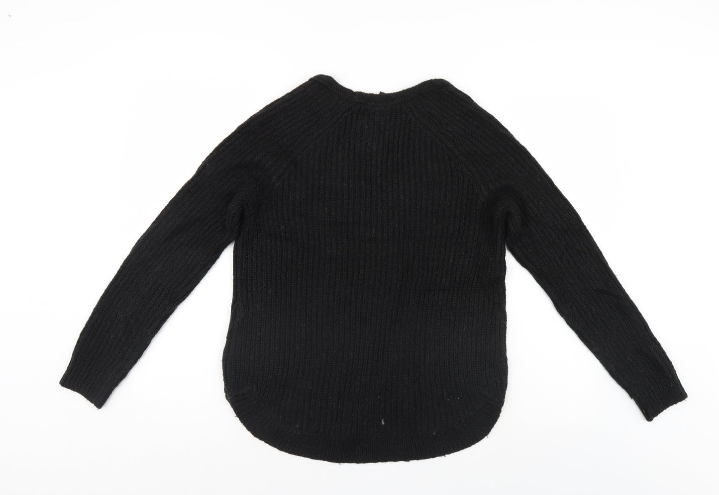 H&M Womens Black   Pullover Jumper Size S