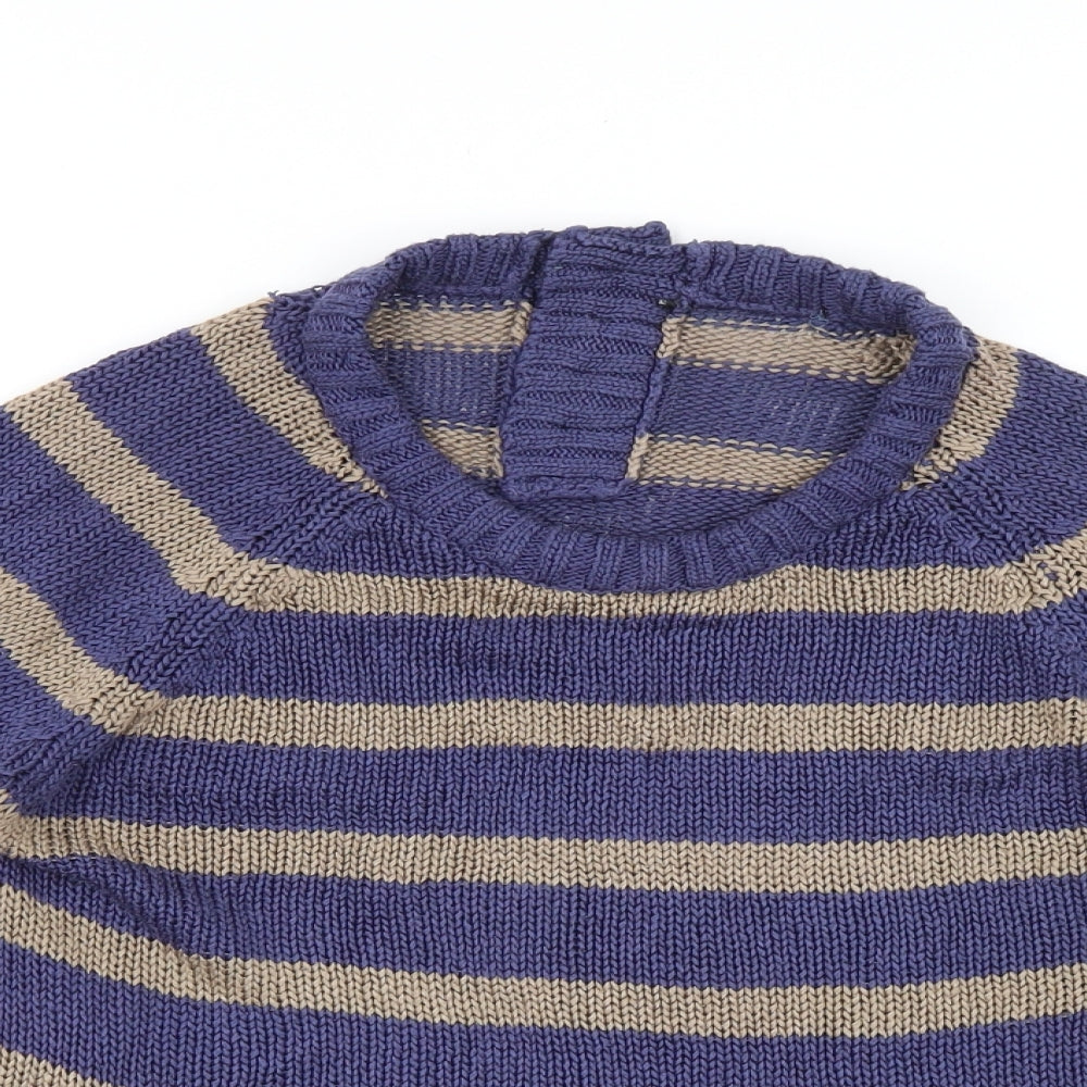 Preworn Womens Multicoloured Striped  Pullover Jumper Size 10