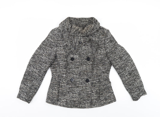 H&M Womens Grey   Jacket Blazer Size 8