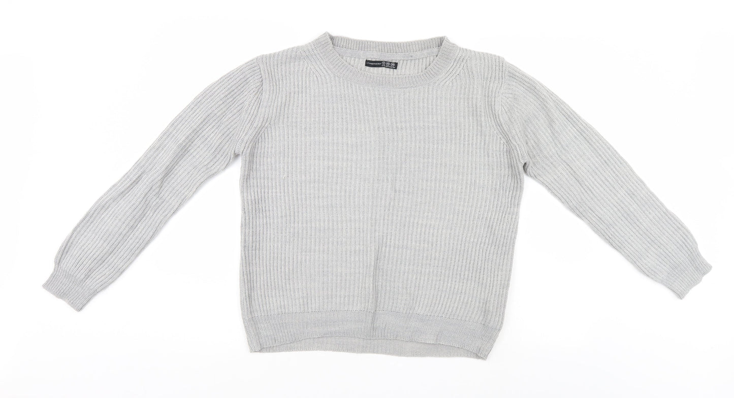 Atmosphere Womens Grey   Henley Jumper Size 12