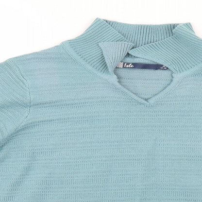 Isle Womens Blue   Pullover Jumper Size 14