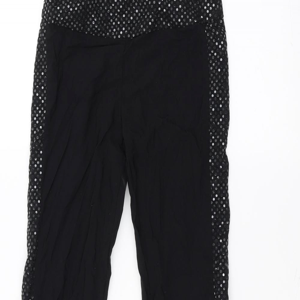 Preworn Womens Black   Rain Trousers Trousers Size 28 in L28 in