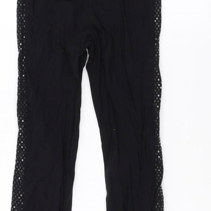 Preworn Womens Black   Rain Trousers Trousers Size 28 in L28 in