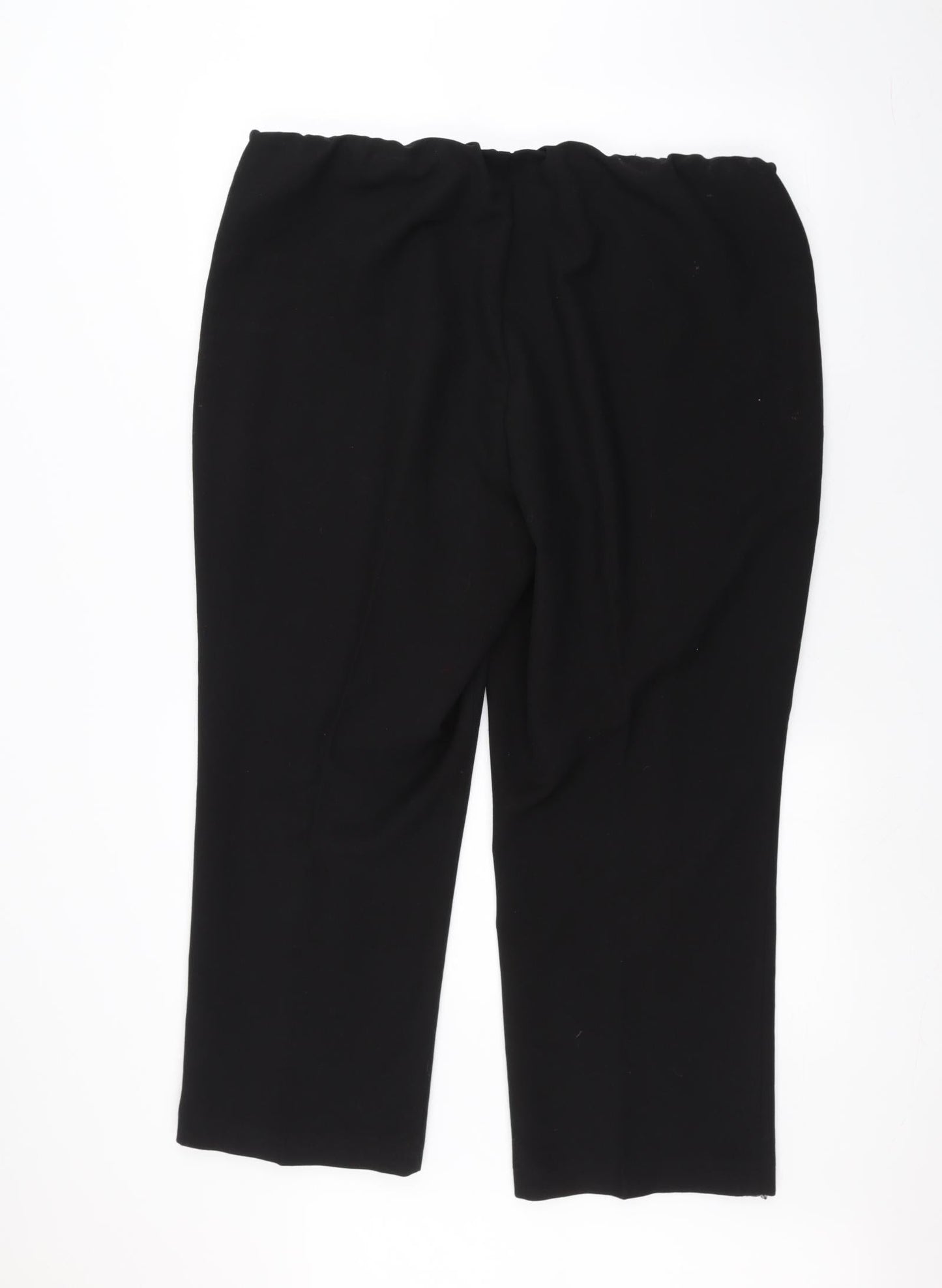 Vida Vi Womens Black   Trousers  Size 18 L21 in