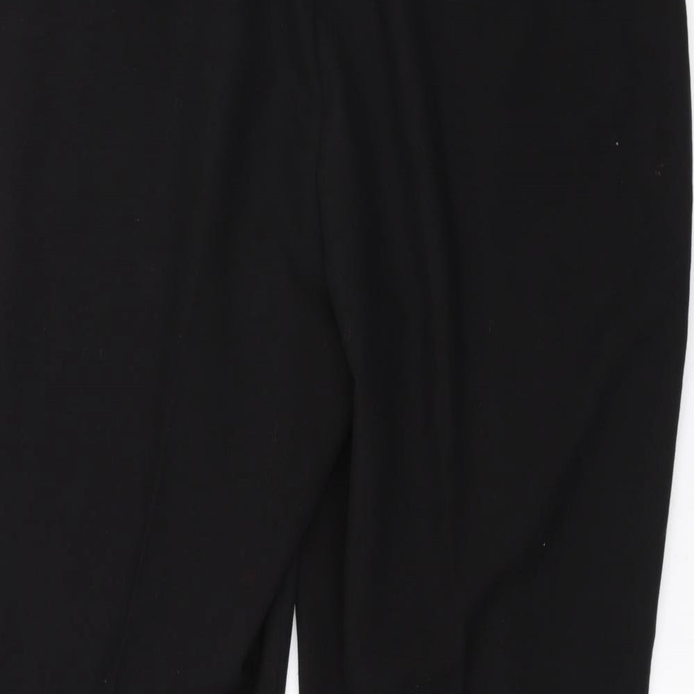 Vida Vi Womens Black   Trousers  Size 18 L21 in
