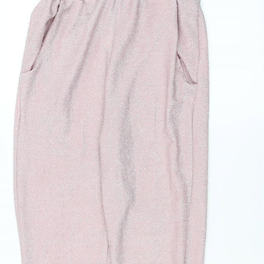 Preworn Womens Pink   Trousers  Size L L25 in