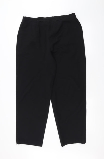 Classics Womens Black   Trousers  Size 18 L25 in