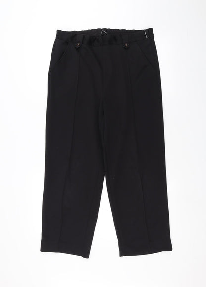 Preloved BM Womens Black   Trousers  Size 12 L23 in - Front