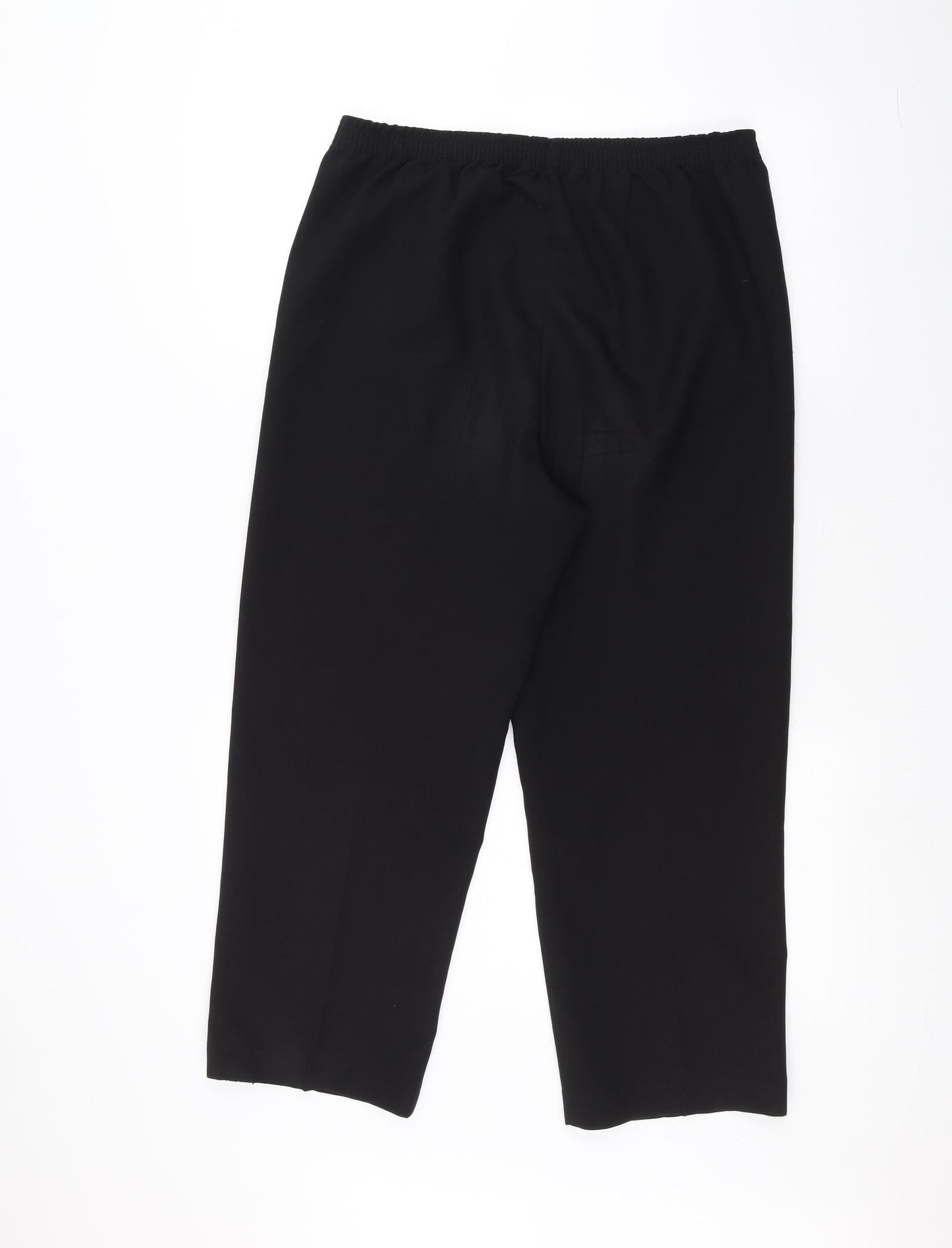 BM Womens Black   Trousers  Size 12 L22 in