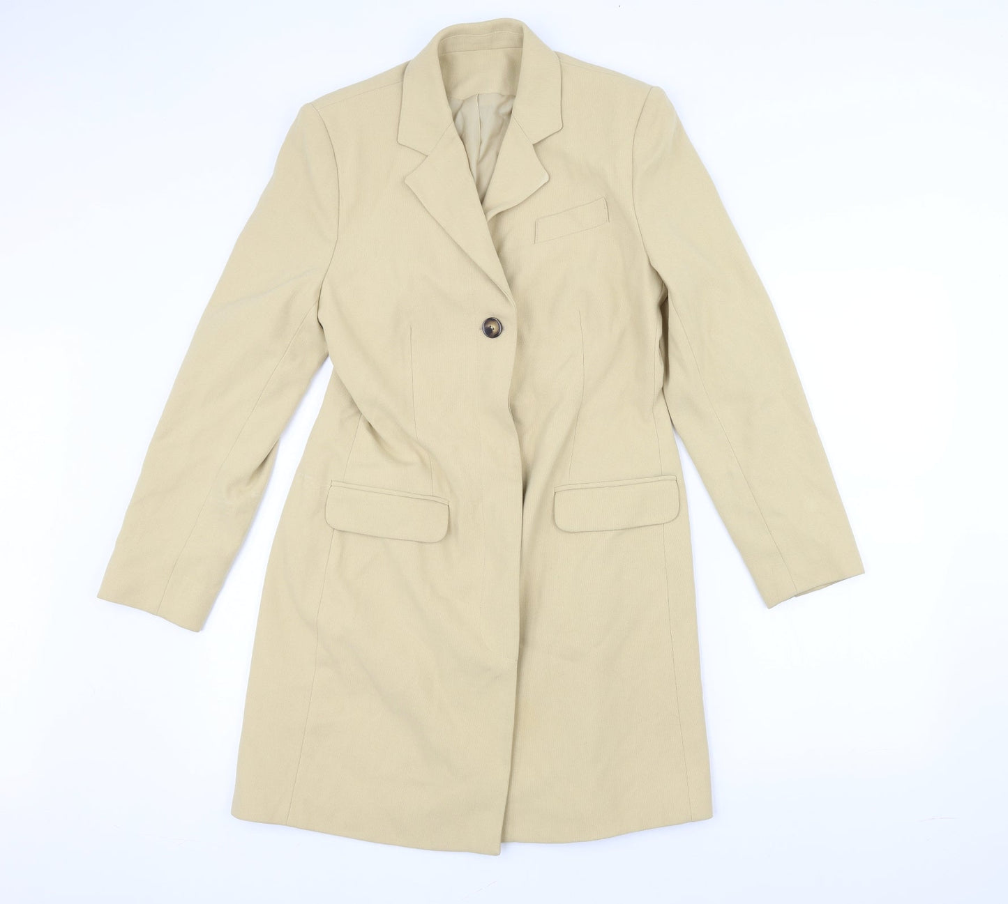 Richards Womens Brown   Overcoat Coat Size 12