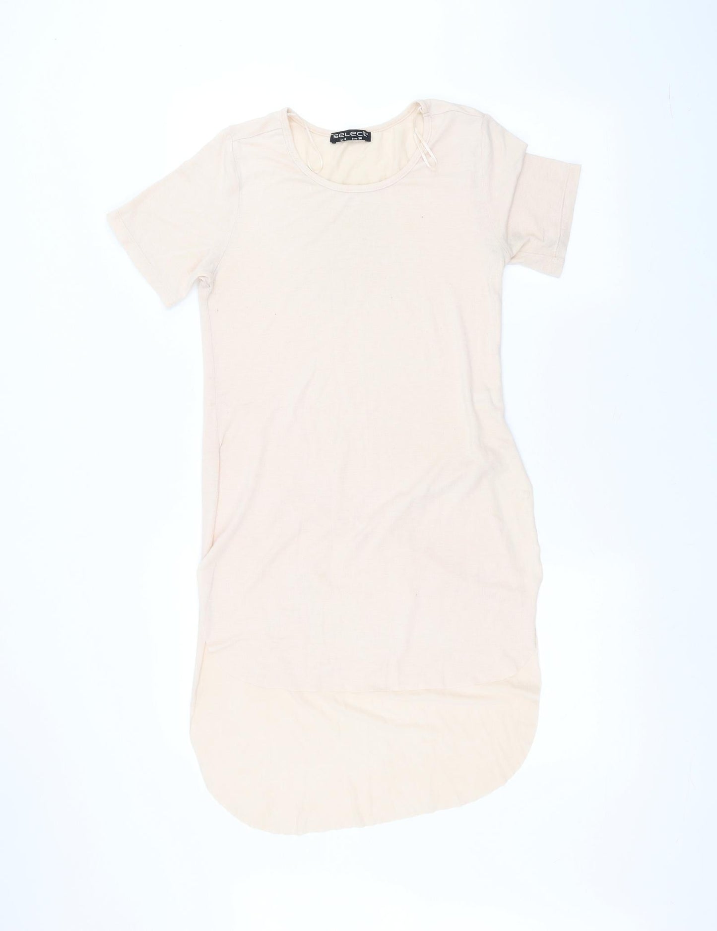 Select Womens Pink   Basic T-Shirt Size 8