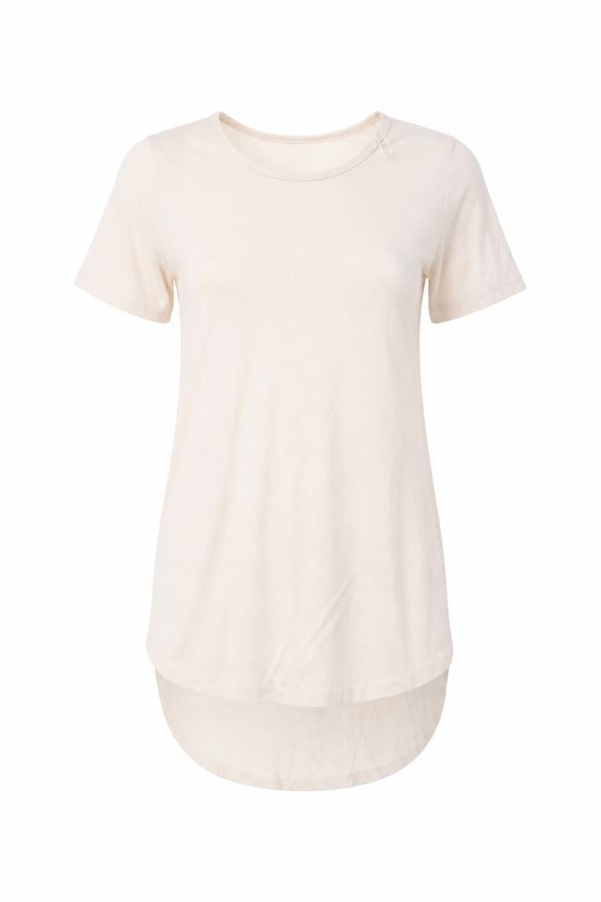 Select Womens Pink   Basic T-Shirt Size 8