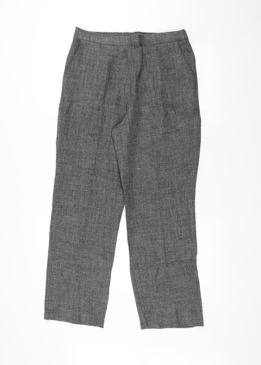 ARISTA Womens Grey   Trousers  Size 12 L27 in